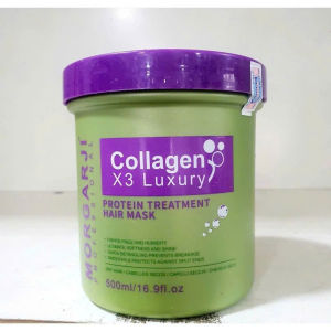 Kem Ủ Tóc Collagen MORGARJI 500ml – Phục Hồi Tóc Hư Tổn Mềm Mượt Như Hấp Salon 500ml