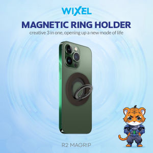 WIXEL R2 Magrip Magnetic Ring Stand Phone Holder MagSafe Silicone Strong Magnet Iring I Ring Silikon Coklat