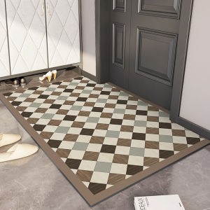 Karpet Lantai Kulit Motif Petak Petak Anti Slip Anti Lecet Alas Lantai Keset Kaki Keset Lantai Bahan Premium Quality Waterproof