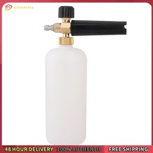 Winnereco 1L High Pressure Foam Cannon 1/4 Inch Connect Cars Wash Foamer Tool Corrosion Resist Adjustable Foams Blaster for Car Detailing House Garden Cleaning