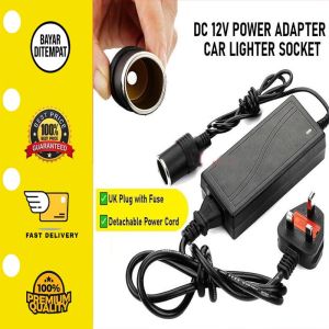 Adaptor AC To DC 12v 12 v Car Lighter Socket Power Supply Converter COLOKAN 3