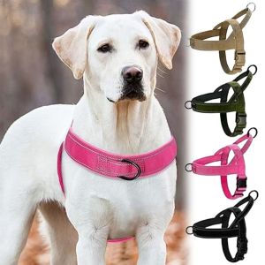 WAPKTY Nylon Dây Dắt Chó Phân bổ lực đều đặn Mềm mại Áo huấn luyện thú cưng  Có thể điều chỉnh Dây dắt chó đi dạo Sử dụng ngoài trời