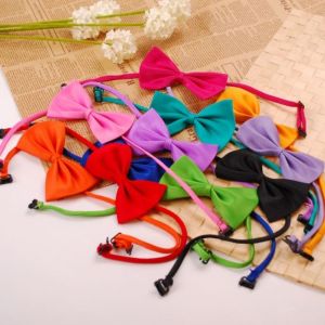 Kolar Reben Kucing Colourful Bow Tie Ribbon Cat/Dog/Pet Collar Adjustable Collar 34-44CM 猫咪绅士丝带项圈