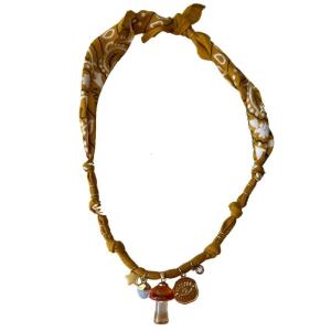 สายรัดข้อมือโบฮีเมียนผ้าพันคอไหมสบายสำหรับสวมใส่ในวันหยุดและอุปกรณ์แต่งกายในโอกาสทางสังคม