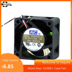 for AVC 40mm 4020 12V 0.20A DS04020B12H Server Cooling Fan 1U Rackmount Switch Fan