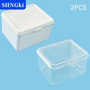 [COD] 🔥🔥🔥SHNGki Korean Transparent Storage Box Blind Box Card Photocard Storage Box Photo Card Organizer Classification Flip Box