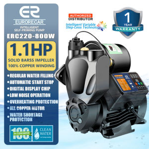 【COD】220V 60HZ Booster Pump Household Intelligent 800W Self-priming Pump With Pressure Display Automatic Mute Booster Pump