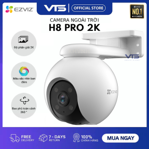 [FREESHIP] Camera WiFi EZVIZ H8 PRO 2K 3MP -  Xoay 360 độ Đàm Thoại 2 Chiều Phát Hiện Chuyển Động - VTS Smart Home