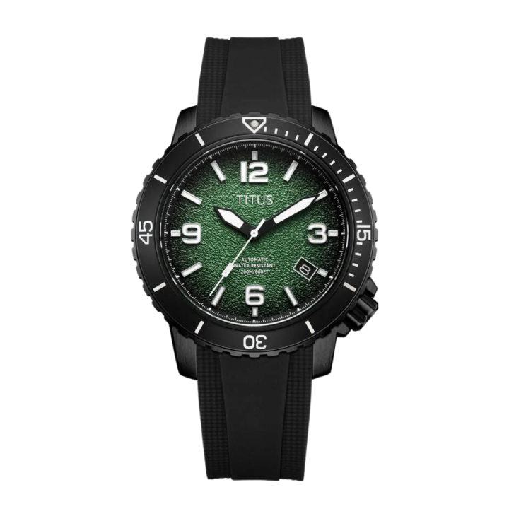 Solvil et Titus The Cape Hands Date Automatic in Dark Green Dial