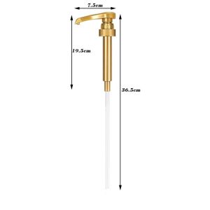 Syrup Pump Dispenser for Ketchup Syrup Liquid Pump Head Coffee Milk Tea Bottle Nozzle Sauce Nozzle