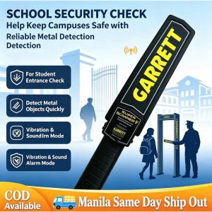 【Spot Goods】Handheld Metal Detector Original GARRETT High Sensitivity Airport School Safety Detector hotel Security Tool Detection Super Scann metal detector for security