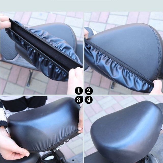 Electric Bike Cushion Cover Rain Cover Bicycle Seat Cover