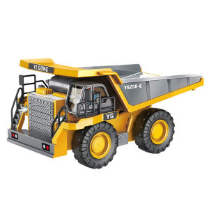 2.4Ghz Remote Controlled Toy Car Dump Truck 9 Channel Alloy Truk Mainan Anak-anak