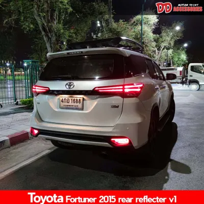 ไฟทับทิมท้าย Fortuner Legender 2015 2017 2019 2020 2022 2023 ใส่ได้ทุกโฉม ลาย V1