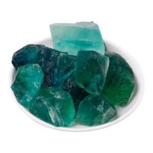 【Green Fluorite】Green fluorite natural raw stone crystal ornament landscape stone fragrance stone specimen