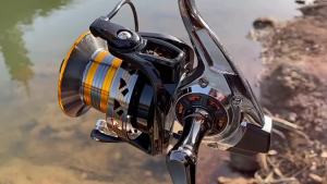 Fishing reel 12000 10000 9000 Metail line cup 30 kg max drag Long Shot Saltwater Spinning Reel Coil