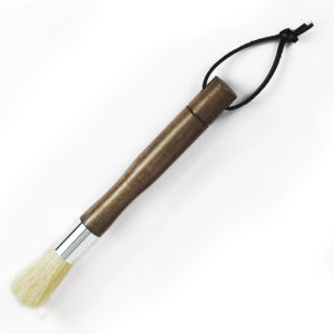 แปรง Kopi ไม้ Penggiling Pighair สำหรับผมแข็งบาร์กาแฟแปรงทำความสะอาดผงเครื่องบดถั่ว