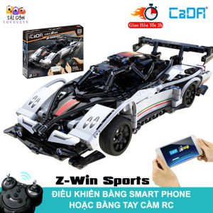 Đồ Chơi Lắp Ráp Kiểu LEGO Mô Hình Siêu Xe Z-Win White Điều Khiển Từ Xa 2 Chế Độ C51054 Với 457 PCS