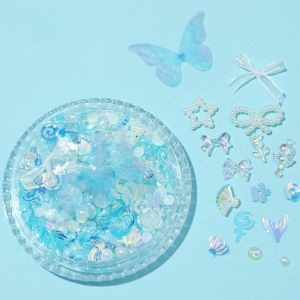 GURUNGMANI Diamond Makeup Face Stickers Butterfly DIY Face Decoration Bridal Makeup Patch Colorful Pearls Eye Makeup Stickers for Face Makeup