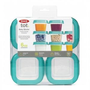 Oxo Tot Baby Blocks Freezer Storage Containers Tempat Penyimpanan Makanan Bayi di Freezer 60ml 120ml 180ml