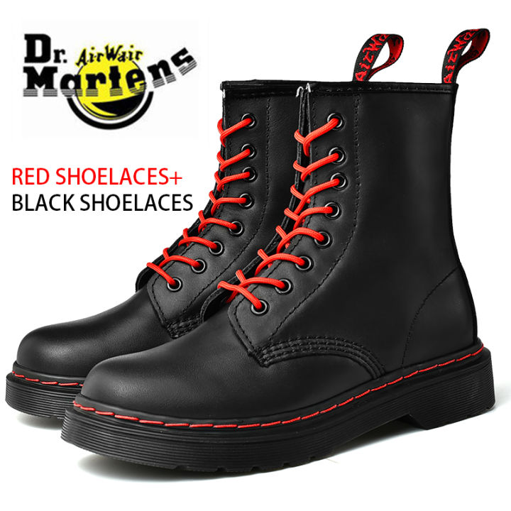 Dr Martens Air Wair 1460 Red Line Classic Martin Boots For Women And Men 35 46 Fashion 8 Hole Martin Boots Lazada PH