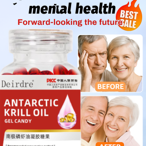 Upgraded Antarctic Krill Oil Soft Capsules Omega-3 Krill Oil Rich In Astaxanthin Phospholipids Heart Brain And Joint Care Nutritional Supplement