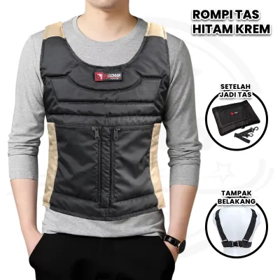 ROMPI MOTOR LIPAT JADI TAS PREMIUM Anti Air & Anti Angin Praktis Dibawa Kemana Saja Cocok untuk Touring & Harian
