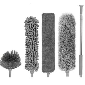 MultiPurpose Telescopics Cleaning Dusters with Soft Brush Microfiber Dusters for Home and Office Use