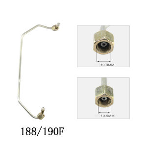 Fuel Pressure Pipe 188F/190F Air Cooled Diesel Engine Fuel Line 9-10HP