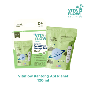 Vitaflow Kantong ASI 100ml 120ml 150ml 240ml Breastmilk Storage Bag BPA Free