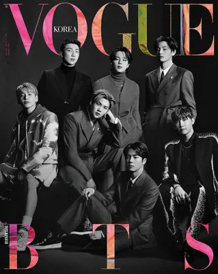 BTS Vogue Korea Cover Magazine January 2022 Issue On Hand Authentic Brand New CollectBTS