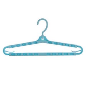 ReTouch 5PCS Retractable Hanger 360 Degrees Rotating Hook Hanging Clothes Towel Drying Organizer Plastic Hangers KC133