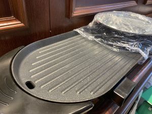 [MẪU VÂN ĐÁ MỚI] Bếp Lẩu Nướng Điện 2 trong 1  ⚡ Nồi Lẩu Nướng điện 2 trong 1 tiết kiệm điện năng 🥘 Siêu Chống Dính - Bếp lẩu nướng không khói loại to 5-7 người ăn (70 x 29 cm) - Công suất 2200W -