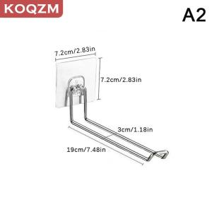 [COD] KOQZM KITCHEN Versatile Wall-mounted Hanger Storage Space-saving Foldable Clothes Hanger Rack Windproof Anti-slip Organizer