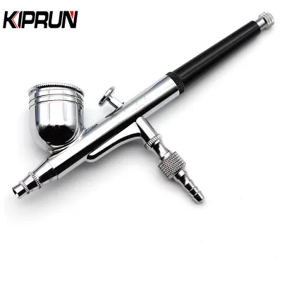 [Ready stock] KIPRUN 0.3mm Gravity Feed Dual Action Air-brush Air-Brush Paint SprayGun Kit Tattoo Nail Tool Spray Pen Set Beauty Inkjet Car Repair