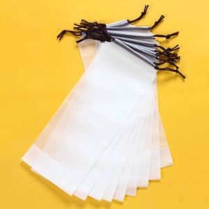 10Pcs Umbrella Cover / Umbrella Storage Bag / Transparent Plastic Bag / Waterproof Drawstring Organizer / Reusable Portable Car Umbrella Barrel
