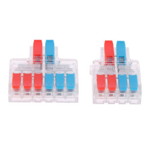 godessing Bộ chia nhanh đầu nối dây 2 trong 4 6 Đầu nối cáp dây thông dụng