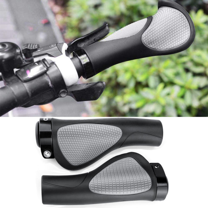 Pair Bike Grips Handbars Comfort Soft Rubber Bicycle Handle Bar
