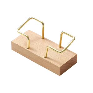Wooden Card Display Holder Desk Display Stand Counter Accessories Business Card Holder Organizer