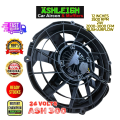 ASH 300w 24V Brushless Aux Fan 12 inches High Speed Fan PUSH AIRFLOW Car Aircon parts 3500rpm up to 3000 CFM like spal. 