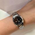 Seiko 5 21 Jewels Hand Movement All Gold Stainless Steel Watch Watch for men(Silver). 