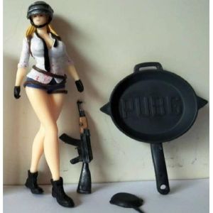 (Msia Stock) PUBG Battlegrounds 19cm Solid Figure Suitable Cake Decoration Collection Figures Toy Gift Toys Mainan PUBG 绝地求生吃鸡战场 蛋糕装饰