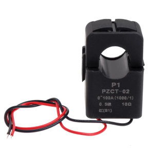 PZCT-02 100A 100mA AC Current Sensor for Measuring Building Electricity Consumption Quick Installation Easy to Install