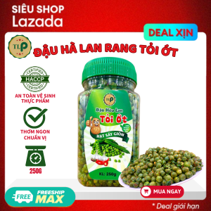 ĐẬU HÀ LAN TỎI ỚT TÂN LỘC PHÁT HŨ 250G