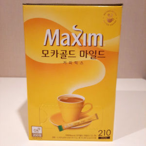กาแฟ Maxim Mocha Gold & White Gold 1 กล่อง 210 ซอง กล่องใหญ่ กาแฟส่งตรงจากเกาหลี กาแฟแม๊กซิม กาแฟเกาหลี 모카골드 화이트골드