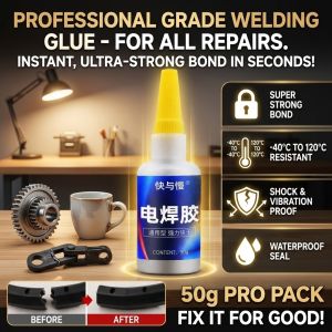 💪 Heavy Duty Welding Glue For Industrial Repair/Home Metal Bonding/Multimaterial Adhesive/Strong Sealant/Quick Setting/Waterproof/Professional Use/Powerful Weld Glue 强力电焊胶