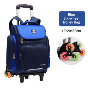 (Ready Stock)High capacity Students Trolley bag for Kids Girls Boy Rolling Backpack kids Trolley bag school backpack with wheeles