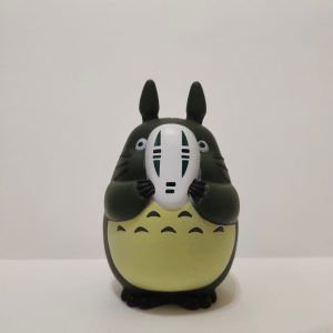 Totoro 10cm Anime Totoro Hayao Miyazaki Studio Ghibli My Neighbor Totoro No Face Man Q Version Car Decoration PVC