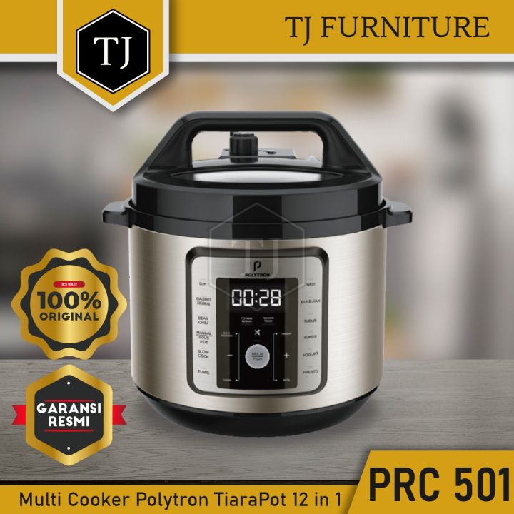 Polytron Tiarapot Pro All in One Smart MultiCooker 12 in Slow