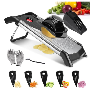 Dụng Cụ Bào Đa Năng Hình Chữ V HÀNG NHẬP CAO CÂP Không Gỉ 5 Trong 1 Cắt Lát Rau Củ Bào Phô Mai Lát Mỏng Sợi To Nhỏ
